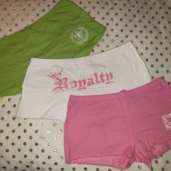 Lot of 3 - Junior Girls Large Lounge Shorts - Picture 1 of 3
